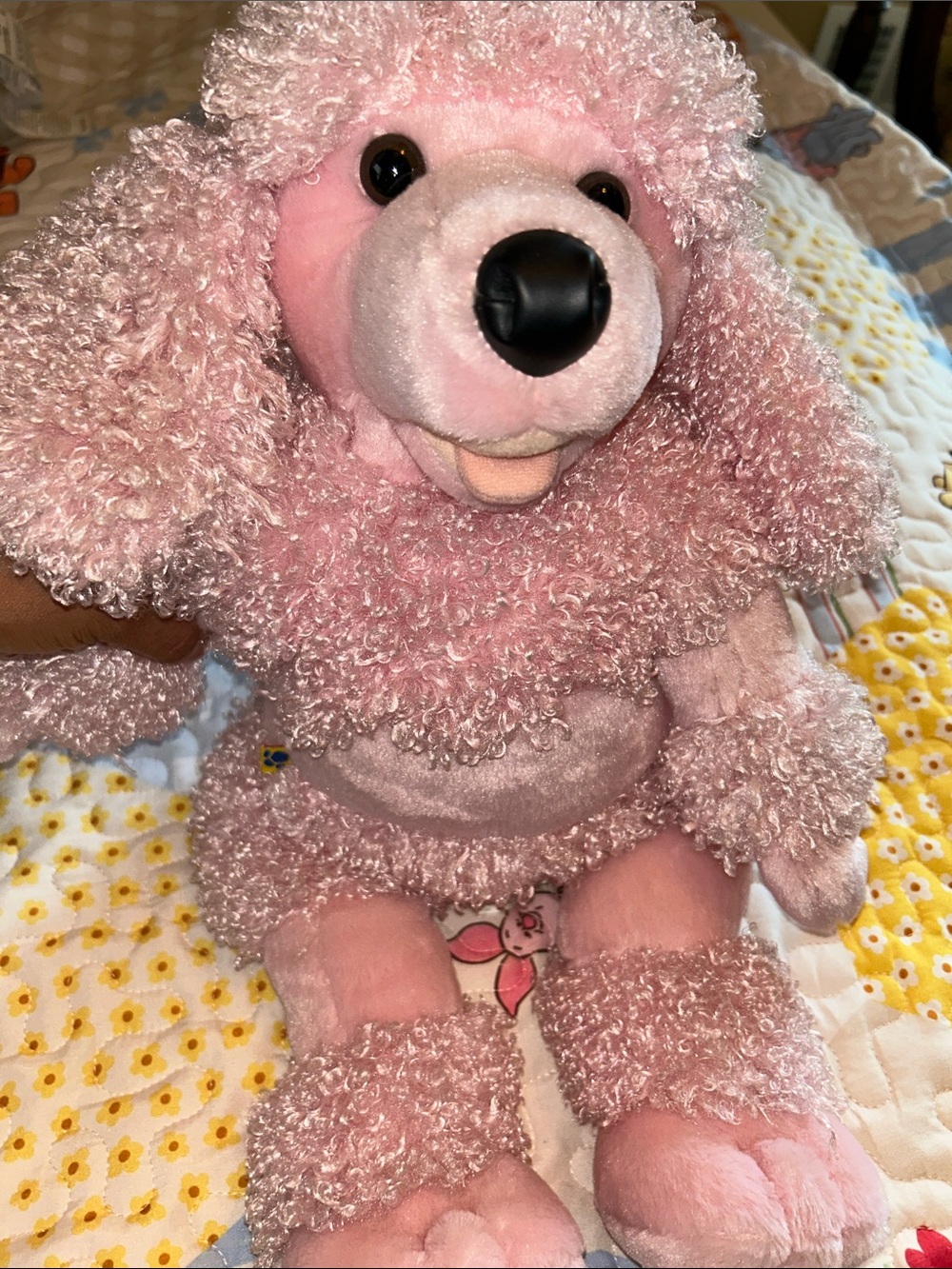 Build-A-Bear Pink Plush Poodle Stuffed Animal